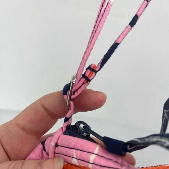 Vera Bradley Women's Shoulder Bag Loves Me Purse Mini Floral Quilted Pink - Picture 9 of 10